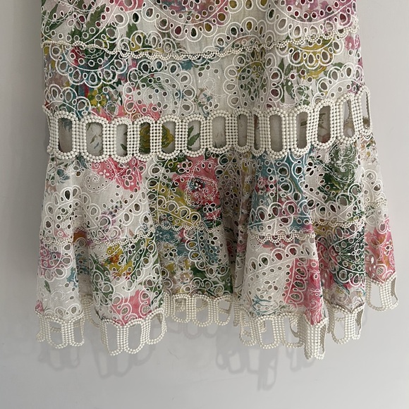 ZIMMERMANN Heathers Off shoulder Floral Mini Dress - Picture 8 of 12